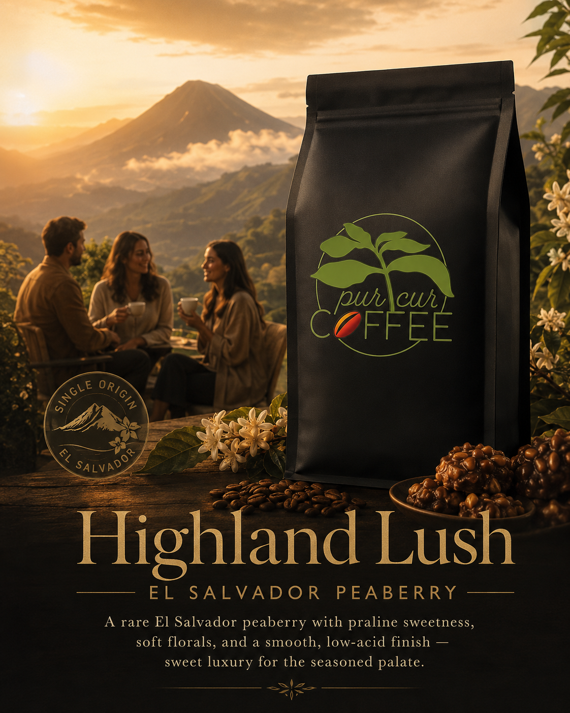Highland Lush El Salvador Peaberry