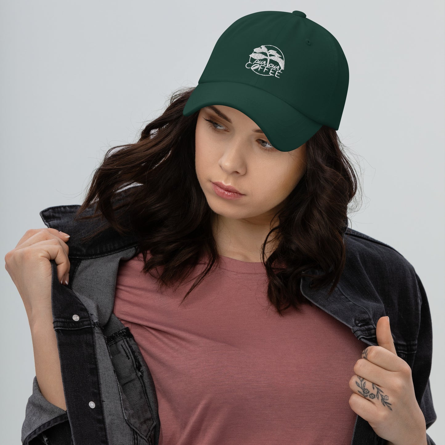 Baseball Cap with Embroidered Logo