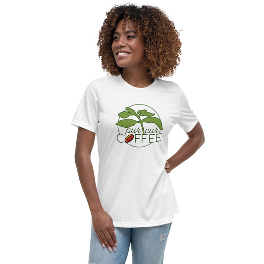 Women's Relaxed T-Shirt with PurCur Logo